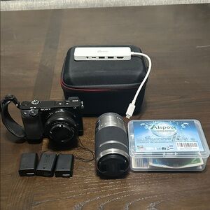Sony a6100 with Accessories